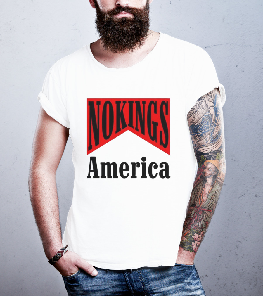 NOKINGS America Medicine Packaging Sarcastic Fashion T-Shirt
