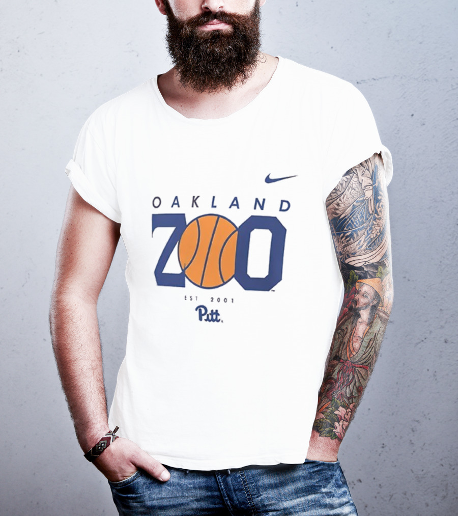 Pitt Oakland Zoo Basketball 2025 Est 2001 Nike T-Shirt