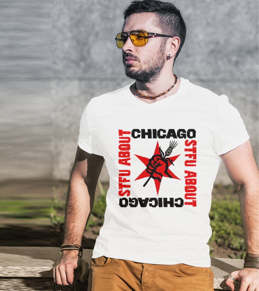 STFU About Chicago Revolution Brewery Star Red Fist T-Shirt