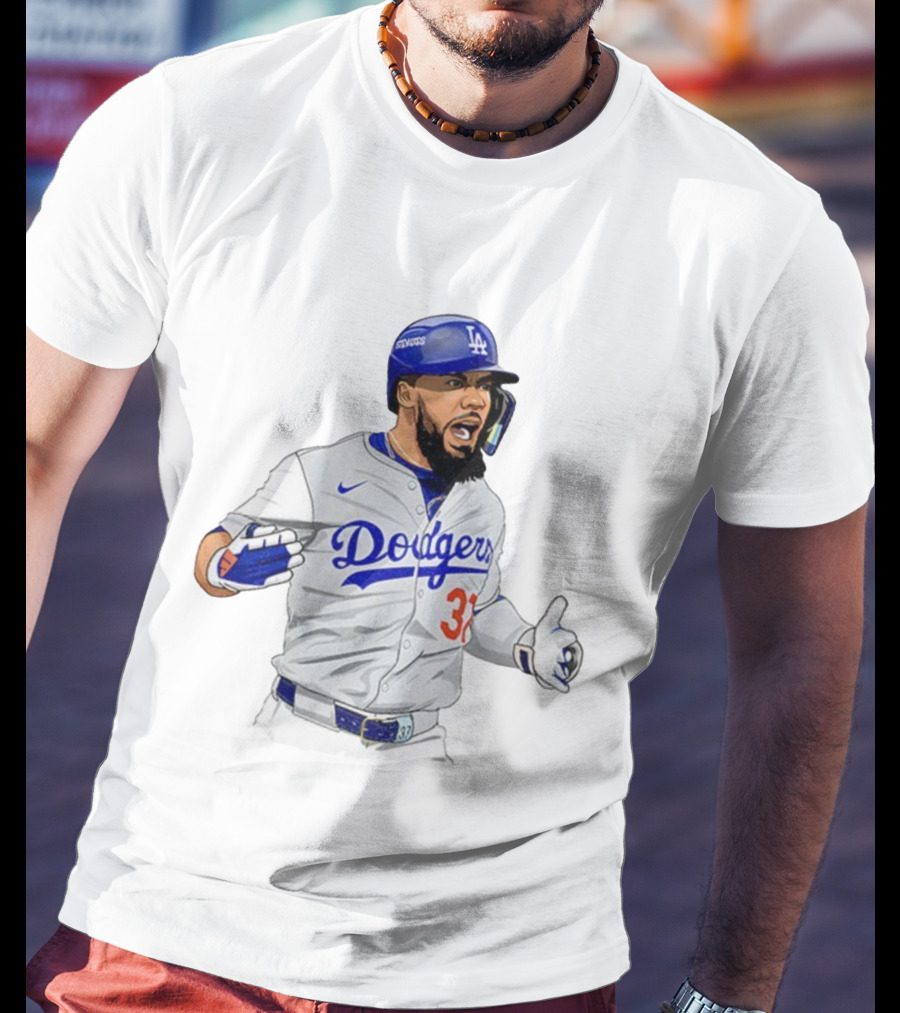 Dodgers Teoscar Hernández Baseball Los Angeles Signature Edition T-Shirt