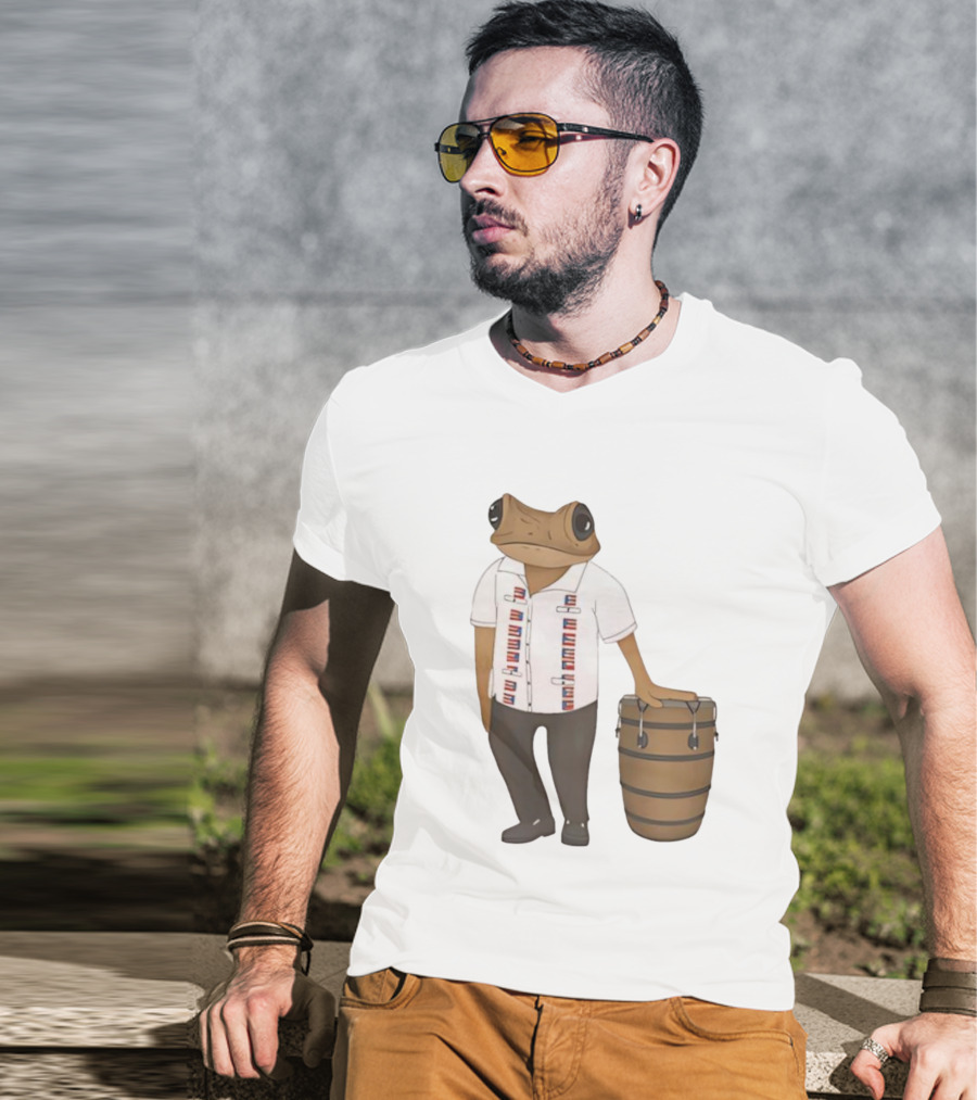 Concho Puerto Rican Debí Tirar Más Fotos Bad Bunny Album Frog Island Style Retro Vintage 주影视개발技能 T-Shirt