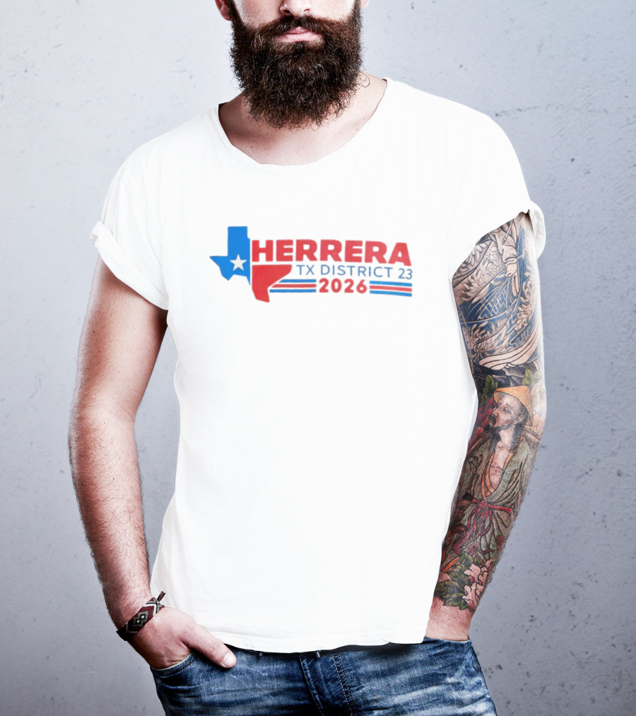 Herrera TX District 23 2026 Texas State Star T-Shirt