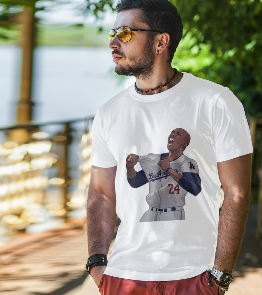 Los Angeles Mamba 24 Dodgers Iconic Tribute T-Shirt