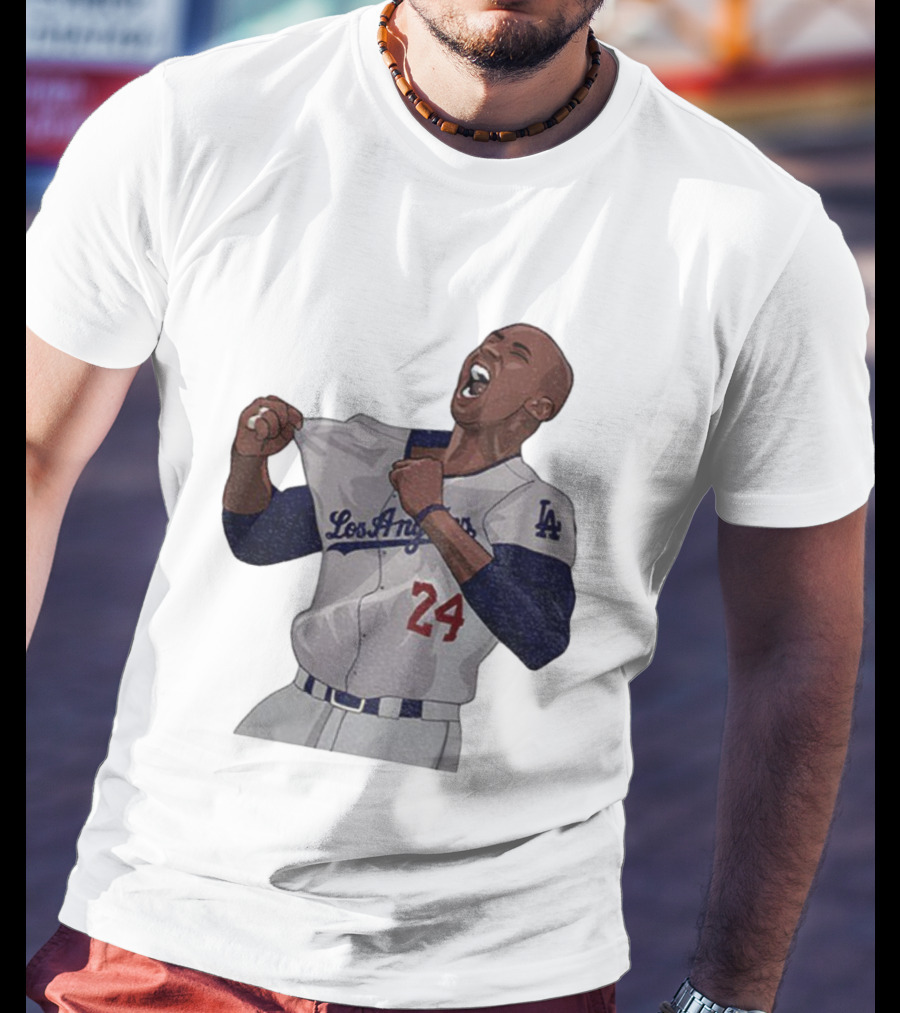 Los Angeles Mamba 24 Dodgers Iconic Tribute T-Shirt