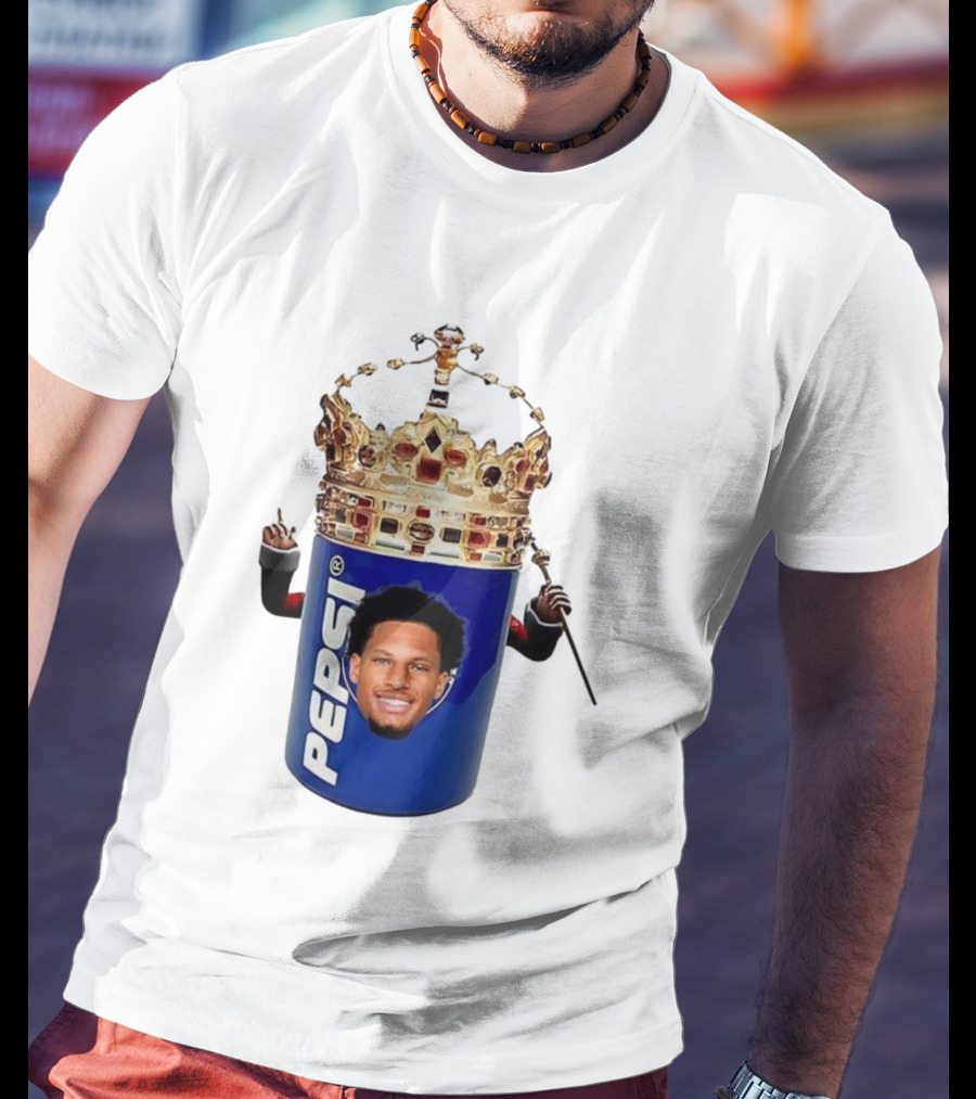 Oronde Gadsden Pepsi Crown Los Angeles Chargers King Parody T-Shirt