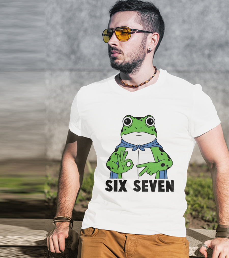 Portland Frog Six Seven Anti Fascism Meme T-Shirt
