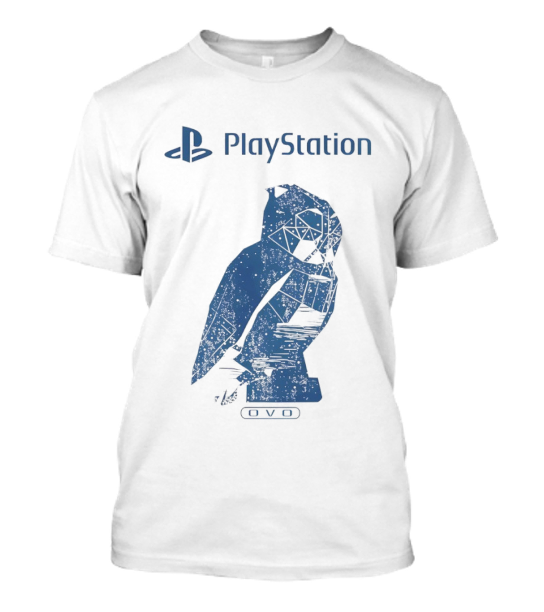 PlayStation OVO Collaboration Owl Logo T-Shirt