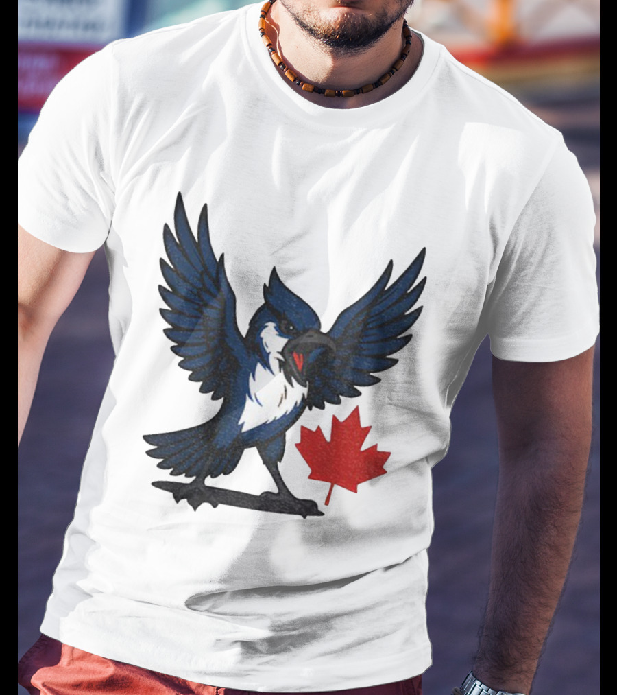 Toronto Blue Jays Canadian Blue Jay Go Jays Maple Leaf T-Shirt