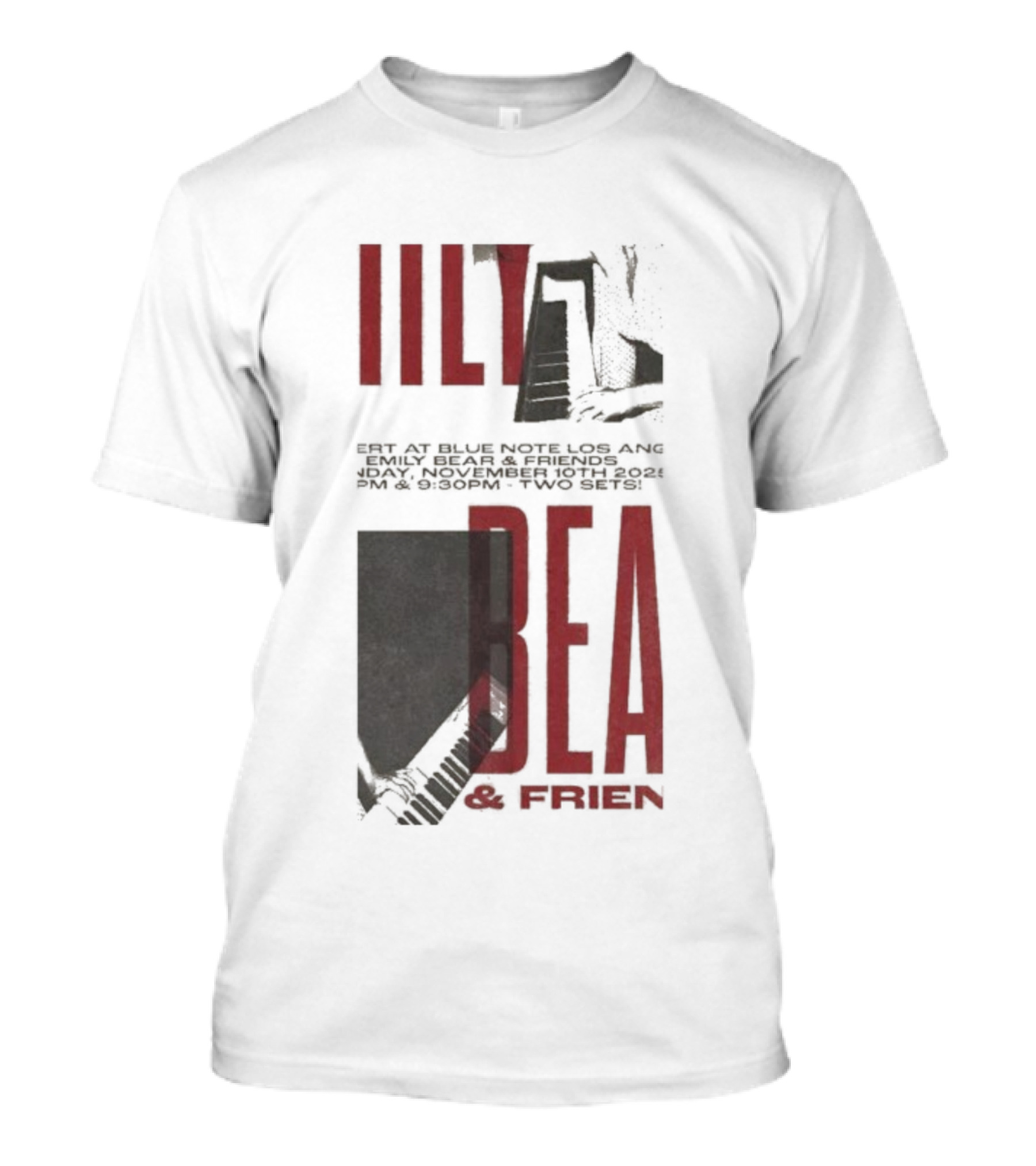 Emily Bear And Friends Live Performance November 10 2025 Blue Note Los Angeles T-Shirt