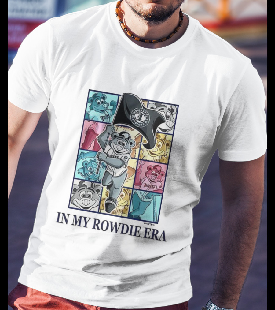 Indianapolis Indians Mascot In My Rowdie Era Fan Art T-Shirt