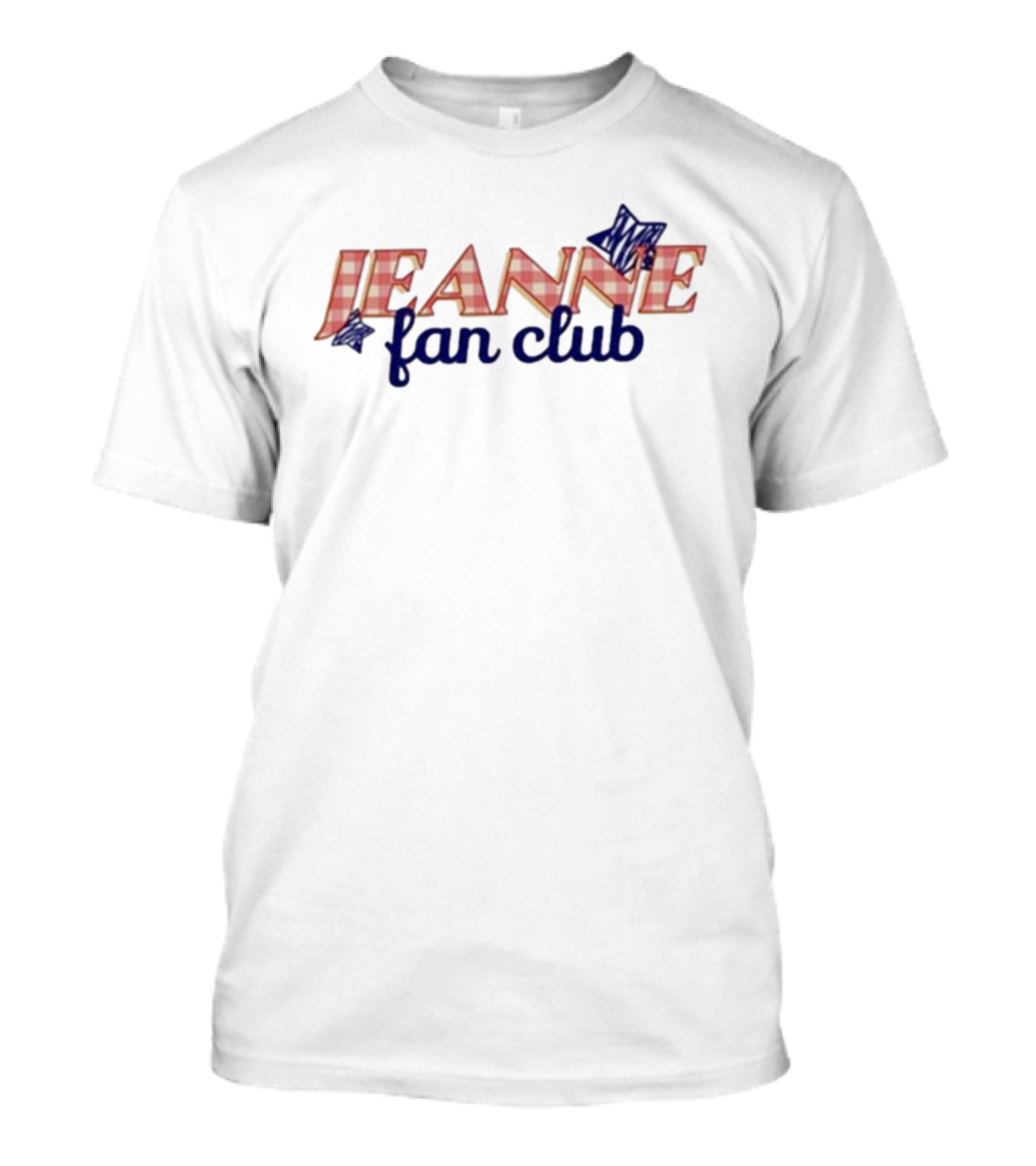 Jeanne Fan Club Star Academy Checkered Butterfly T-Shirt