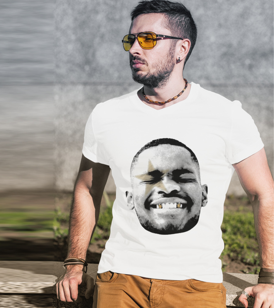 Santan Dave Star Face Grin Icon Gold Teeth T-Shirt
