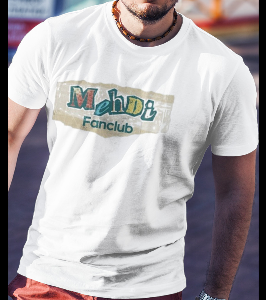 Star Academy Mehdi Colorful Fanclub Retro Style T-Shirt