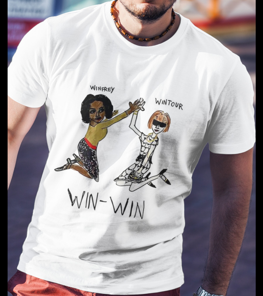 Winfrey Wintour High Five Fashion Icons T-Shirt