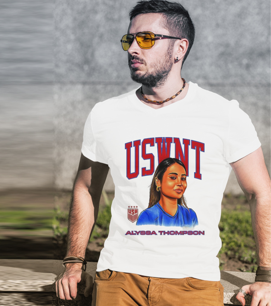 USWNT Alyssa Thompson United States Soccer Team T-Shirt