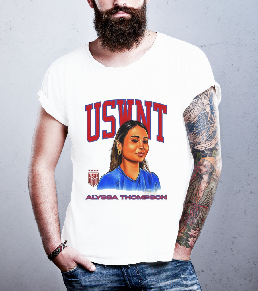 USWNT Alyssa Thompson United States Soccer Team T-Shirt