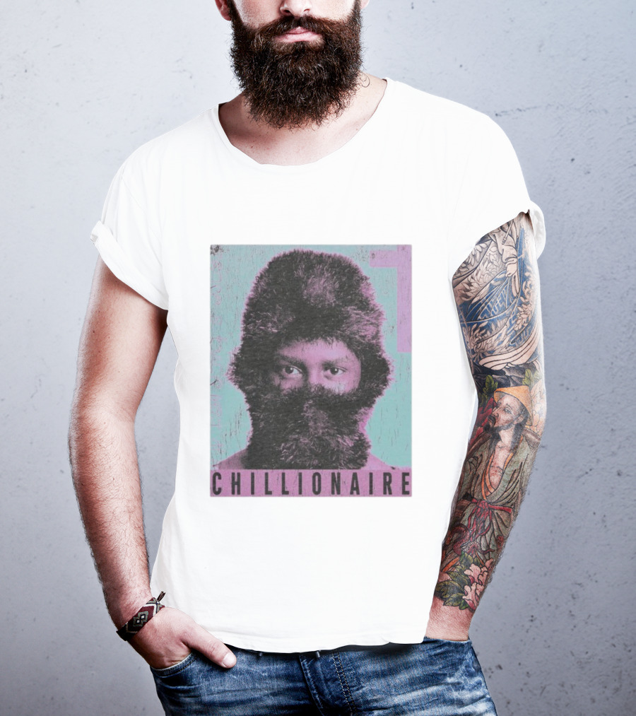 Benny Chill Chillionaire Furry Winter Hat Retro Style T-Shirt