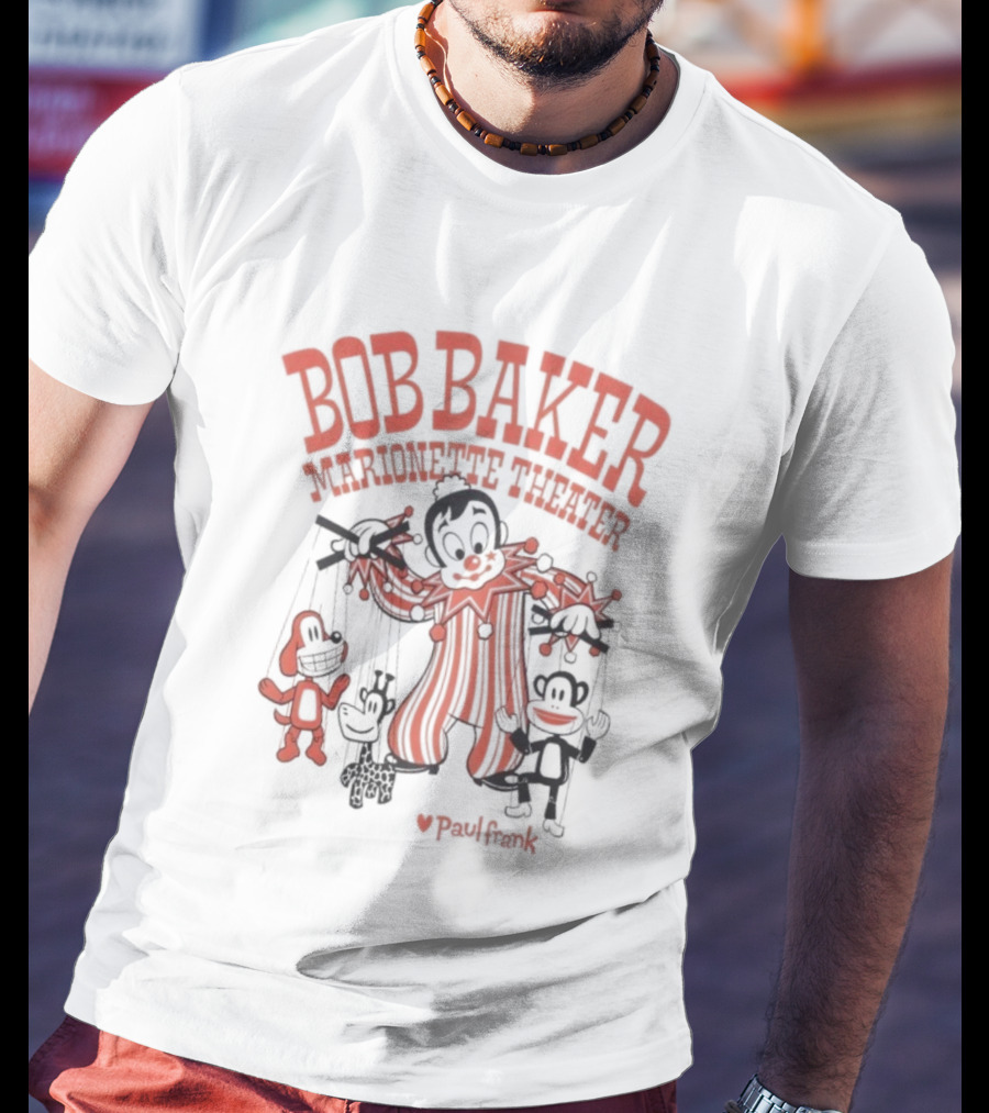 Bob Baker Marionette Theater Collaboration With Paul Frank Puppetry Characters T-Shirt