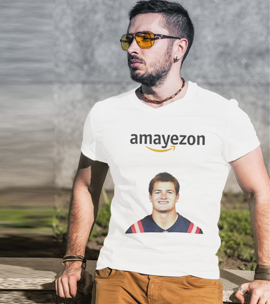New England Patriots Mac Jones Amayezon T-Shirt