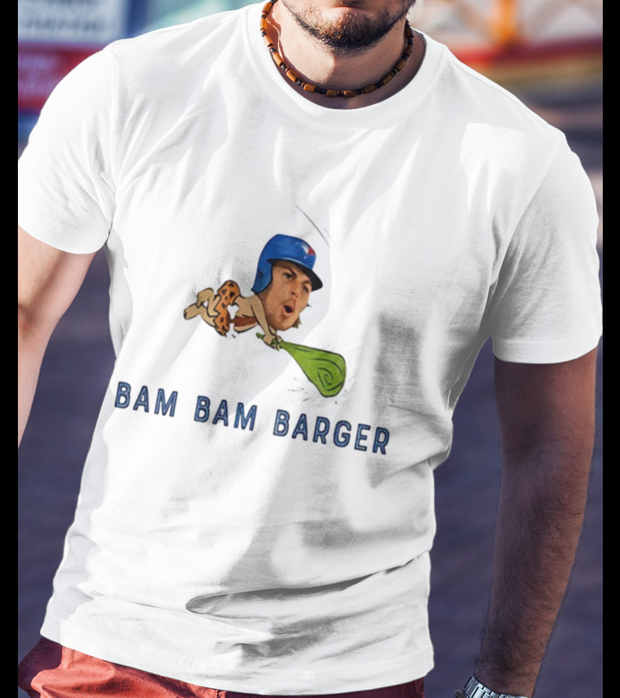 Davis Schneider Toronto Blue Jays Bam Bam Barger MLB Baseball Meme T-Shirt