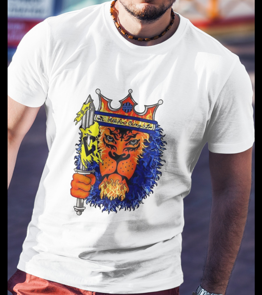 All For Cincy Lion Sword The Pride Crown Flame T-Shirt