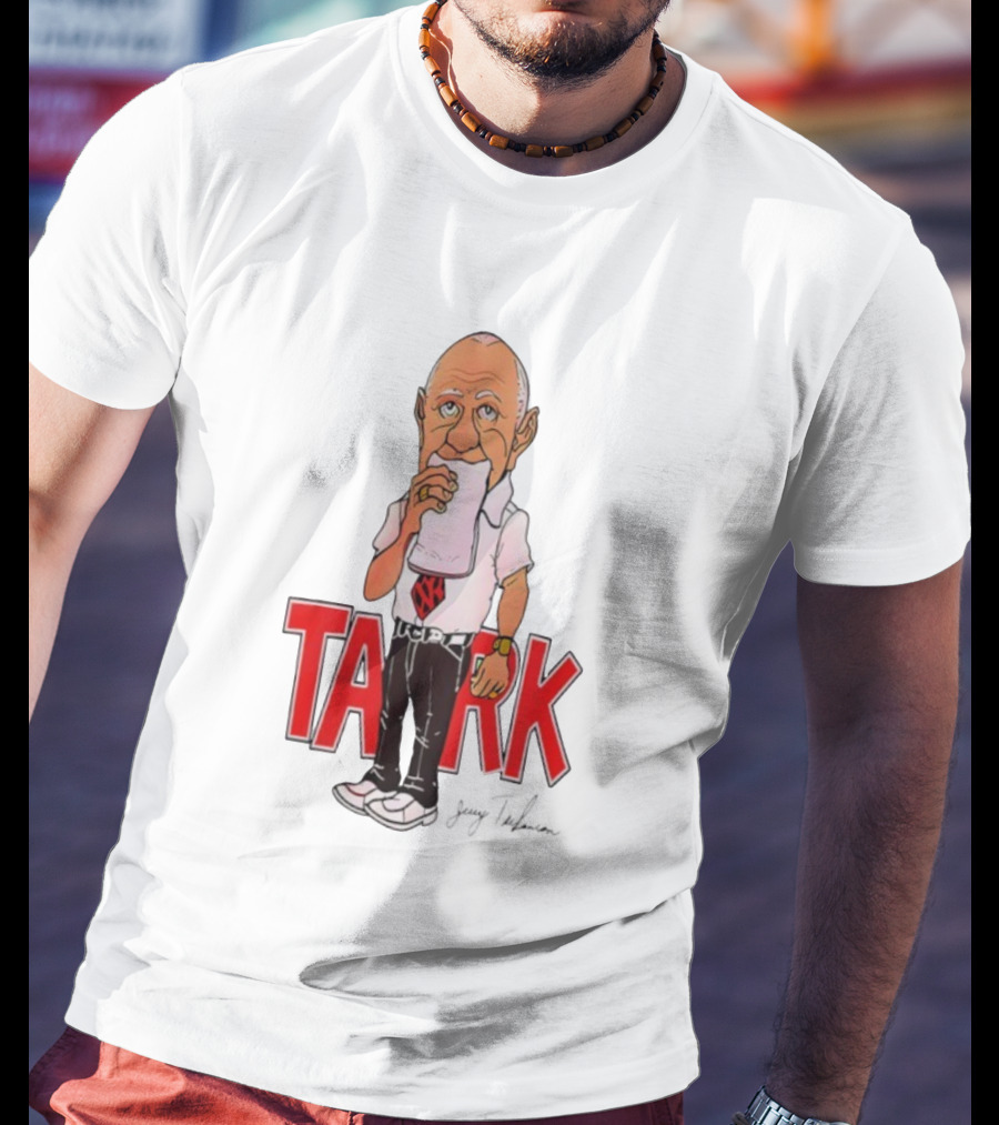Jerry Tarkanian UNLV Runnin' Rebels TARK Shark Coach Caricature T-Shirt