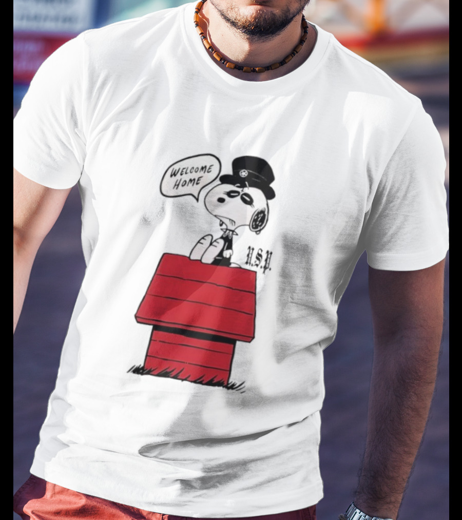 Welcome Home Snoopy Houston Peanuts Collaboration T-Shirt