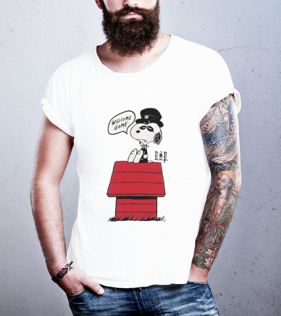 Welcome Home Snoopy Houston Peanuts Collaboration T-Shirt