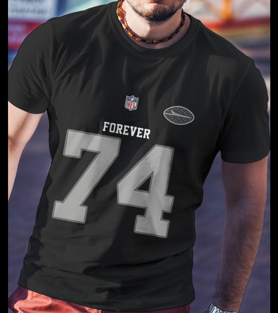 New York Jets Nick Mangold Forever 74 NFL Football T-Shirt