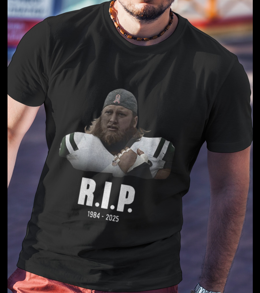Nick Mangold New York Jets NFL R.I.P. 1984-2025 Legends Never Die T-Shirt