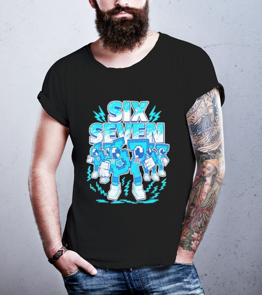 Six Seven Meme 67 Italian Brainrot Birthday T-Shirt