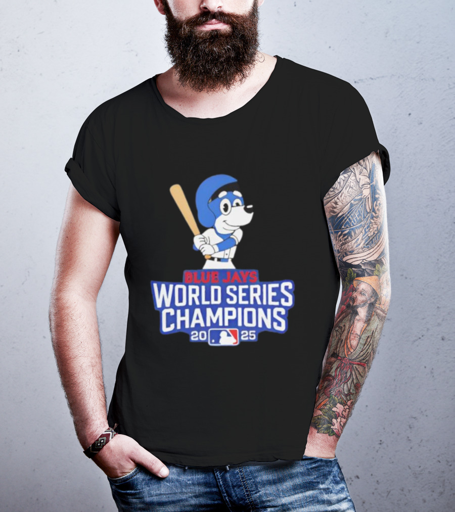 Blue Jays World Series Champions 2025 Bluey Baseball MLB T-Shirt