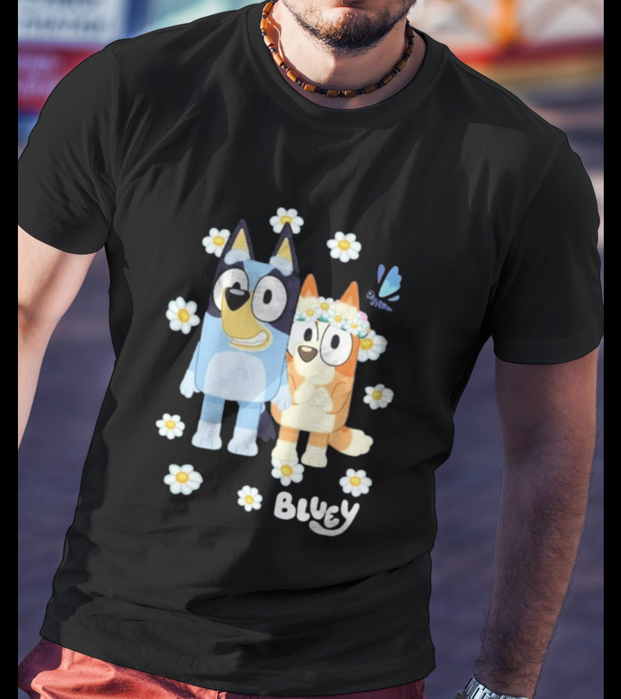 Bluey Flowers And Friends Playful Blossom Adventure T-Shirt
