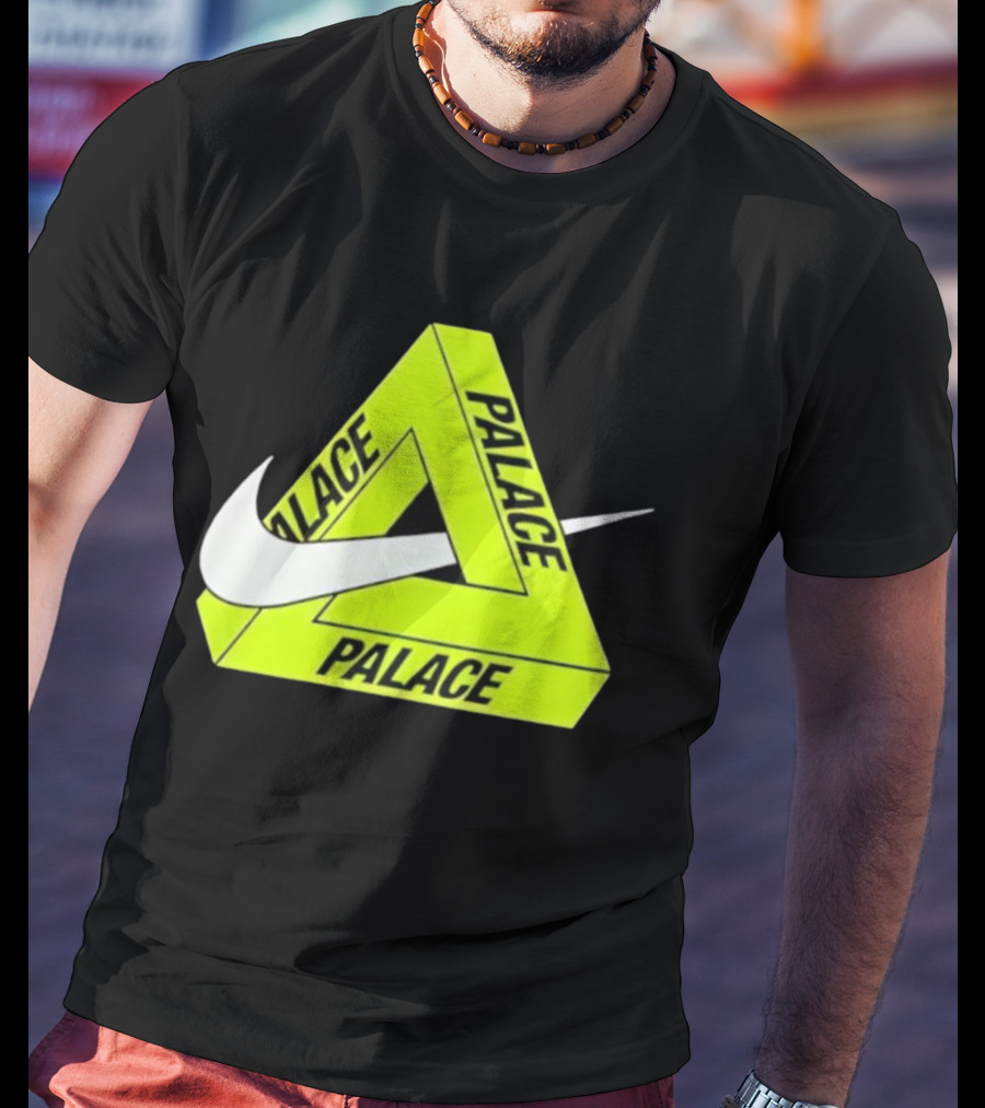 Palace Tri-Ferg Swoosh Yellow Collaboration T-Shirt