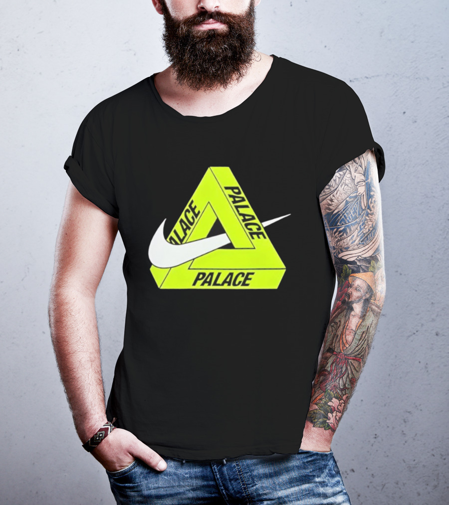 Palace Tri-Ferg Swoosh Yellow Collaboration T-Shirt