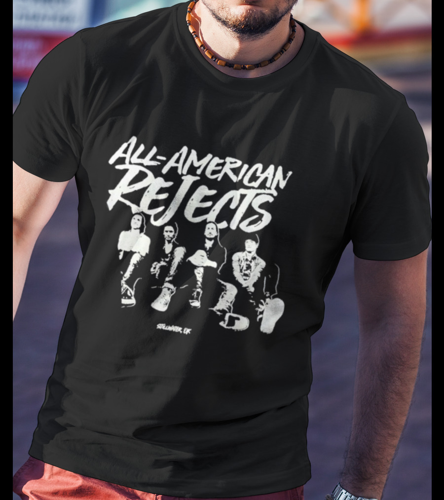 All-American Rejects Tour 2025 Pop Rock Concert Silhouettes T-Shirt