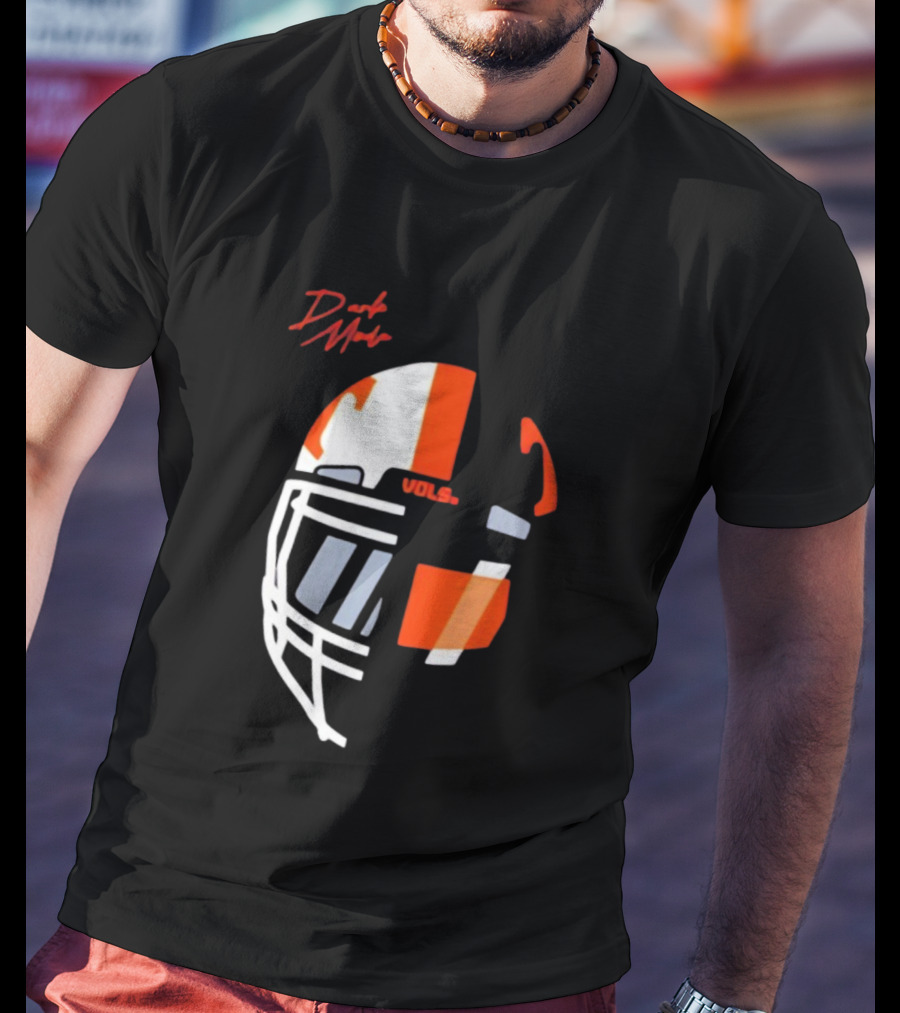 Dark Mode Vols Tennessee Volunteers Football Helmet T-Shirt