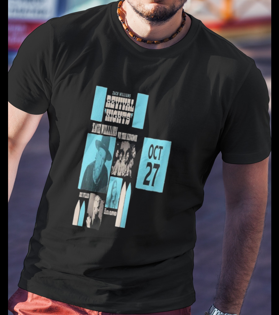Zach Williams We The Kingdom Revival Nights Red Rocks Oct 27 2025 T-Shirt