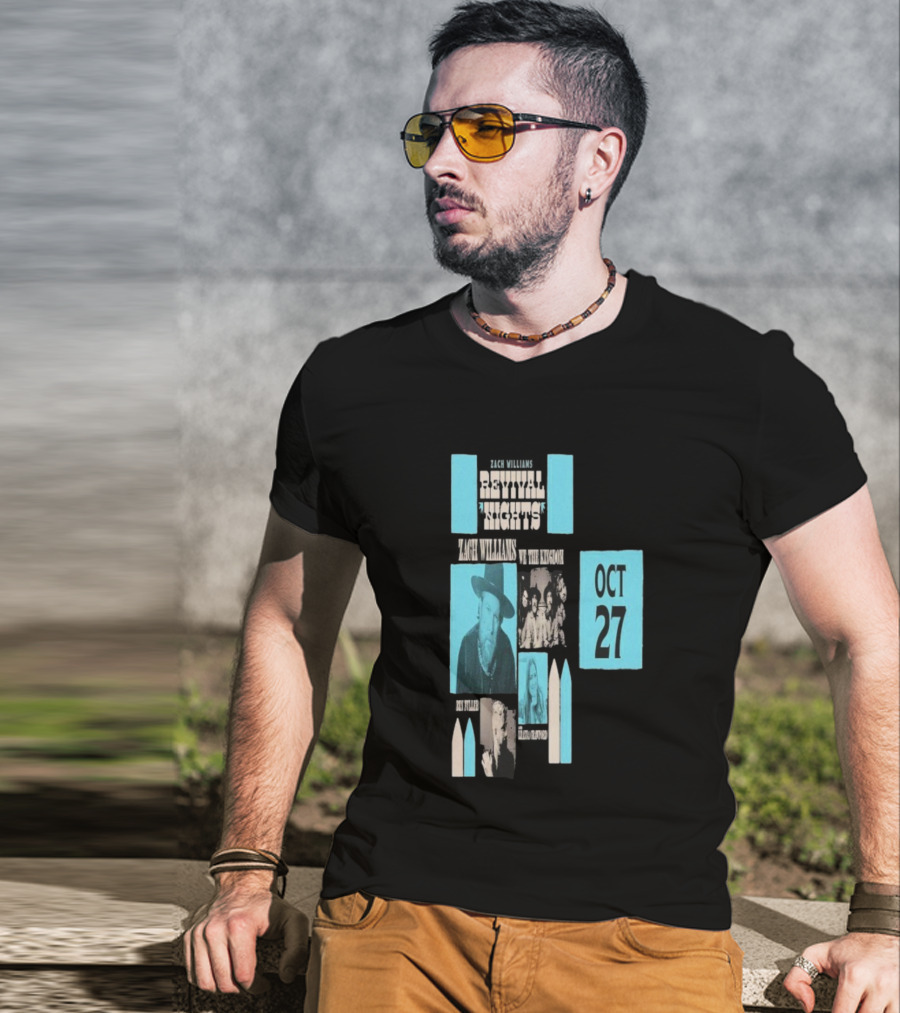 Zach Williams We The Kingdom Revival Nights Red Rocks Oct 27 2025 T-Shirt