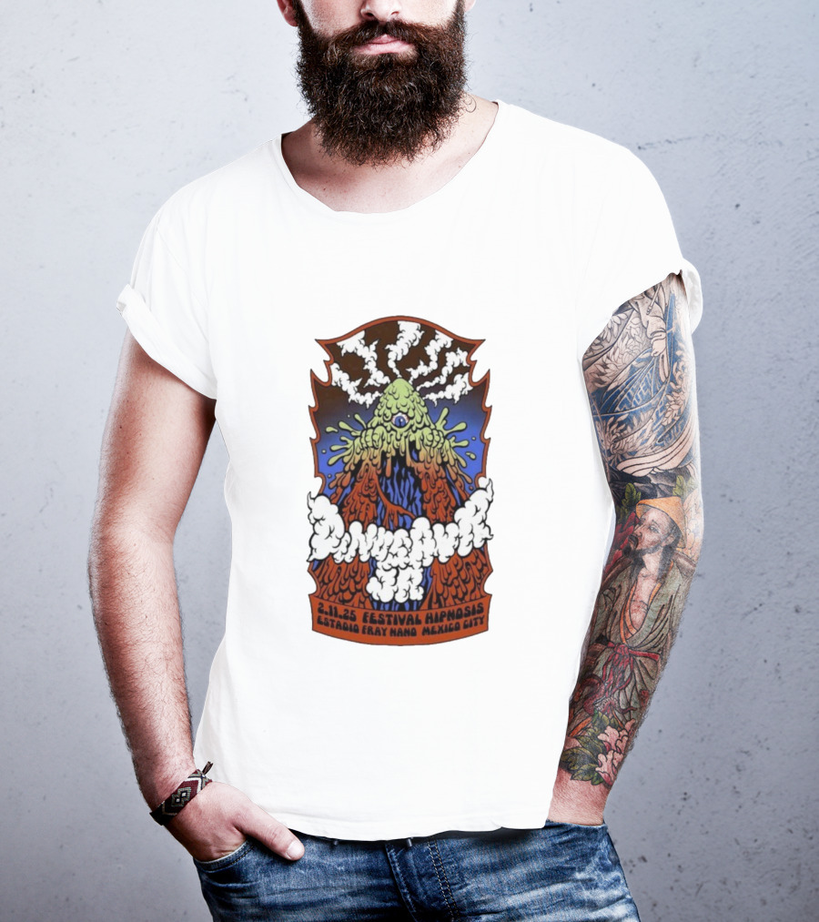 Dinosaur Jr. Festival Hipnosis 2025 Estadio Fray Nano Mexico City 2.11.25 T-Shirt