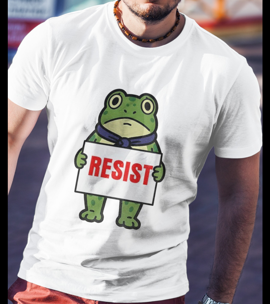 Portland Frog Resist Anti Fascist Trump Democracy Antifa T-Shirt