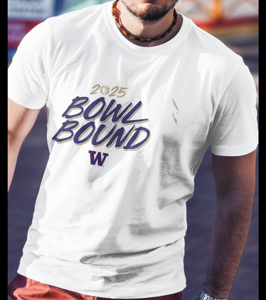 2025 Bowl Bound Washington Huskies Football NFL T-Shirt