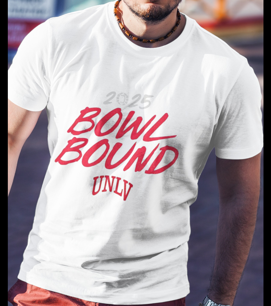 2025 Bowl Bound UNLV Rebels Football T-Shirt