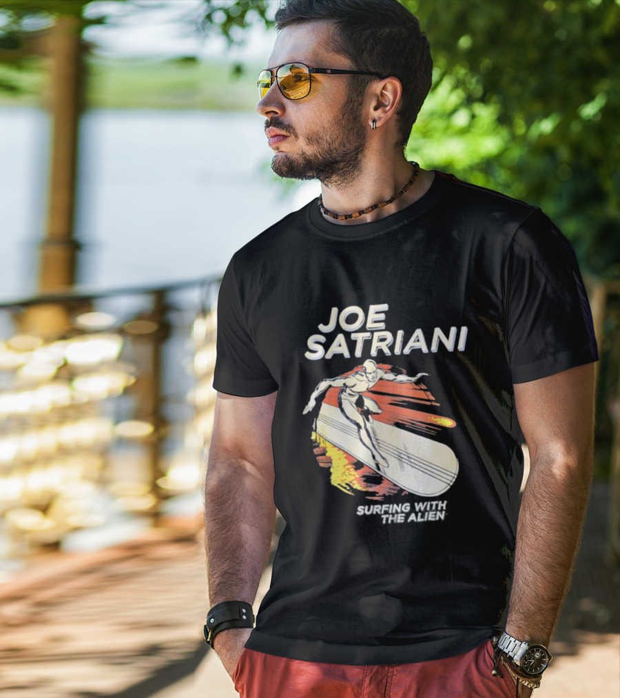 Joe Satriani Surfing With The Alien Cover Art T-Shirt