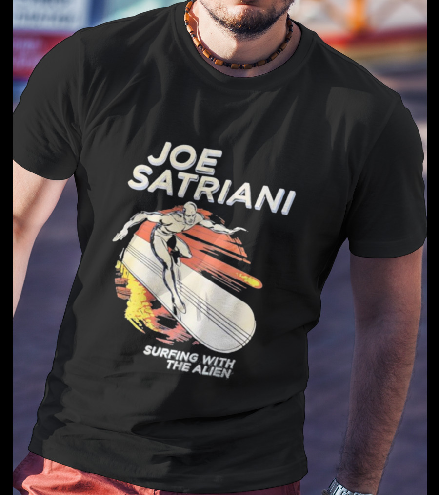 Joe Satriani Surfing With The Alien Cover Art T-Shirt