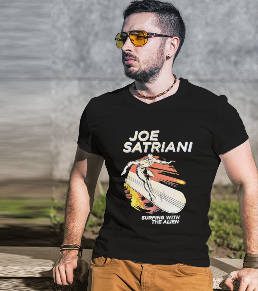 Joe Satriani Surfing With The Alien Cover Art T-Shirt