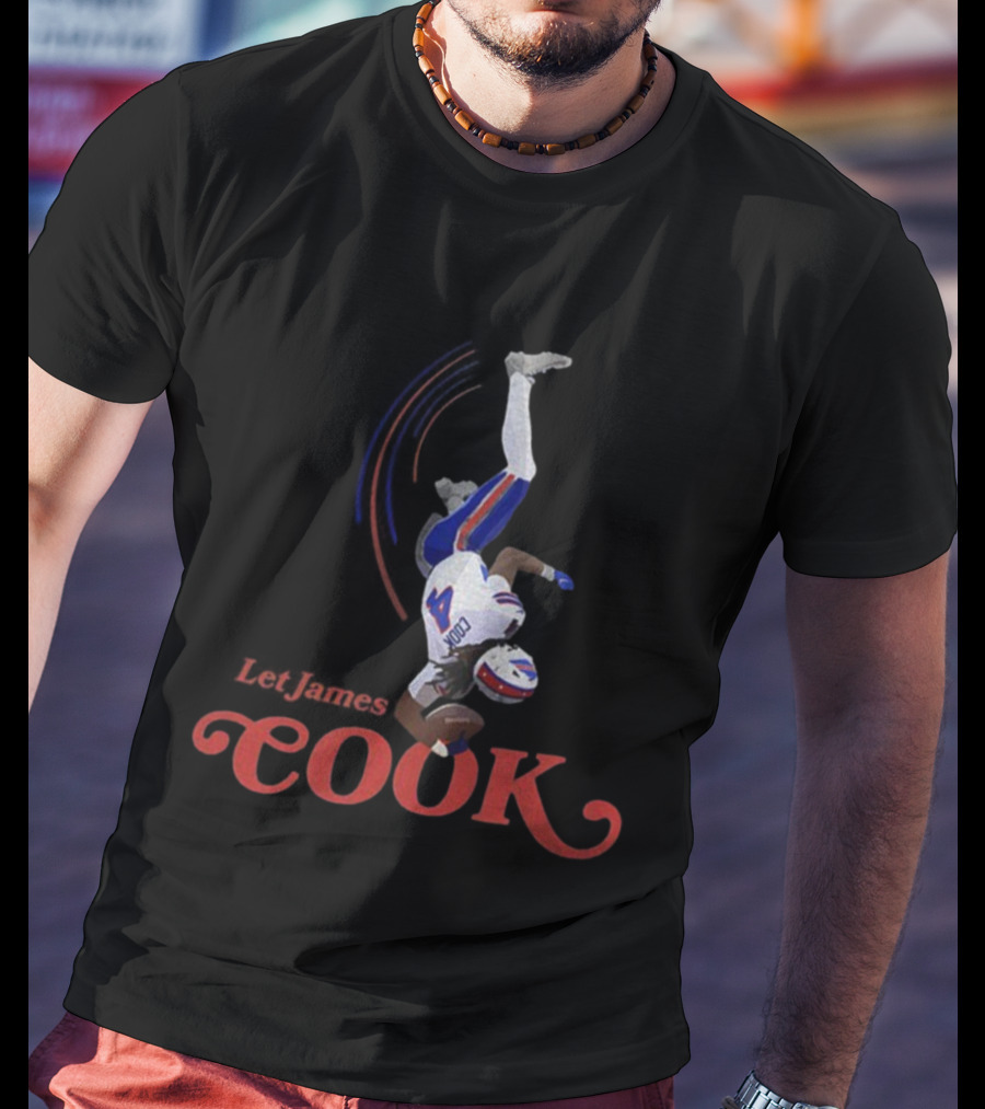 Let James Cook Buffalo Bills Touchdown NFL 2025 Bills Mafia T-Shirt