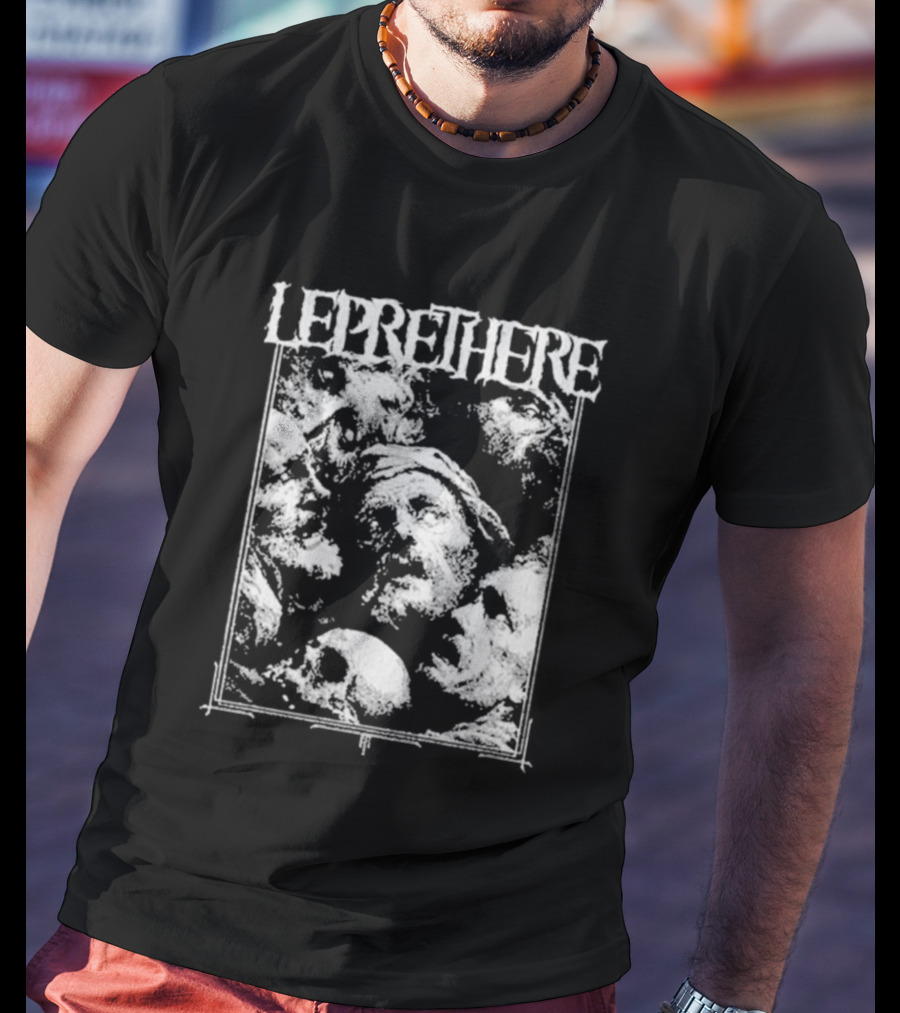 Leprethere Skull Vintage Style No Future T-Shirt