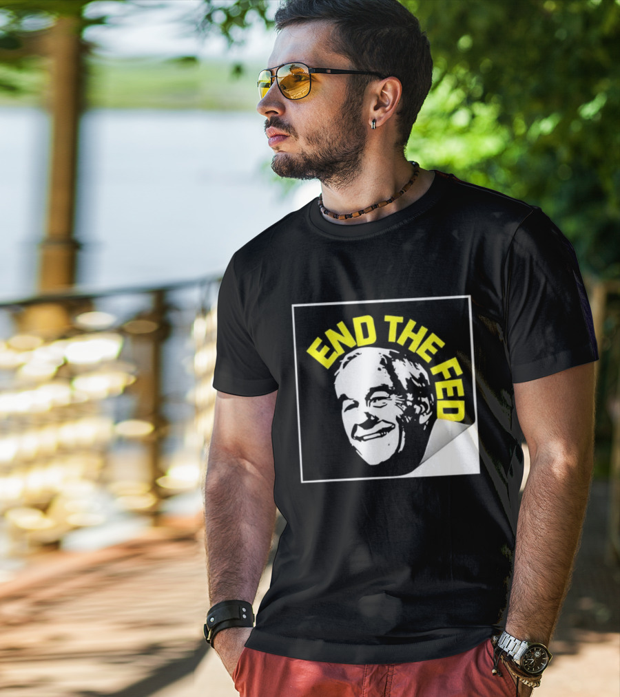 Ron Paul End The Fed Political Campaign Graphic T-Shirt