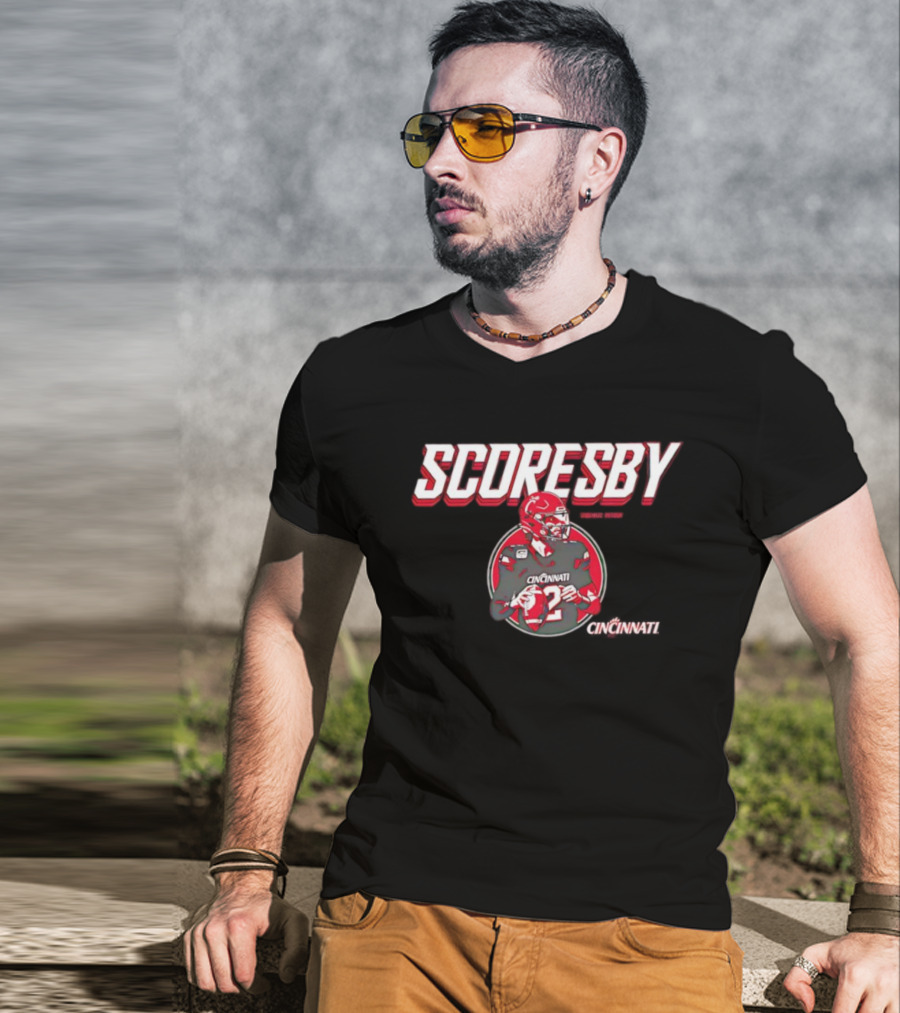 Scoresby Brendan Sorsby Cincinnati Bearcats Football Player Number 12 T-Shirt